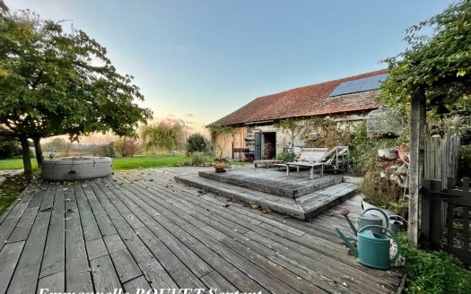 Large renovated stone-house with outbuildings