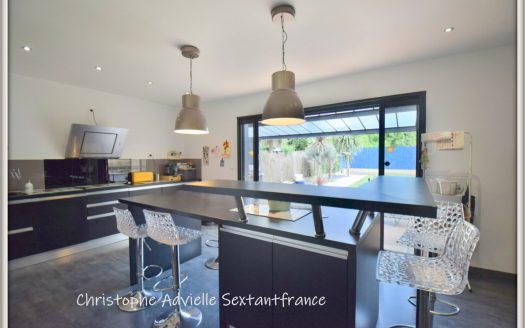 Town house in Bergerac, mixture of all fashion and contemporary, garden