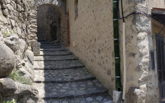 Stone built house with 2 apartments, terraces and garden