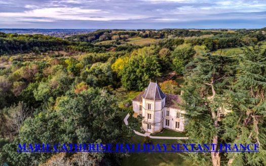 Sublime Le Duc Viollet style manor house with its vines