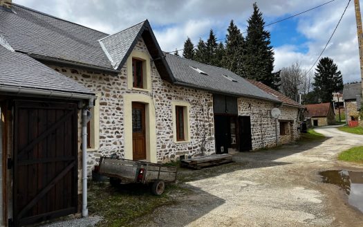 Two houses, 2 barns, Land of 6646 sqm