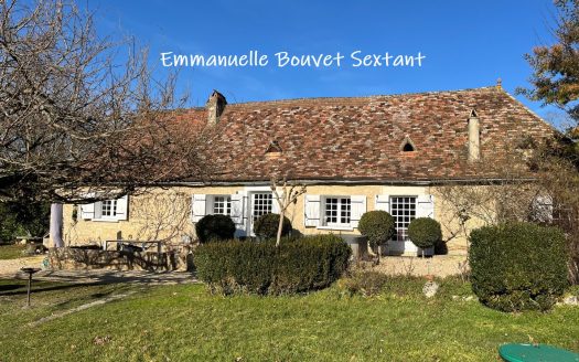 Typical Perigord stone house in peaceful environment