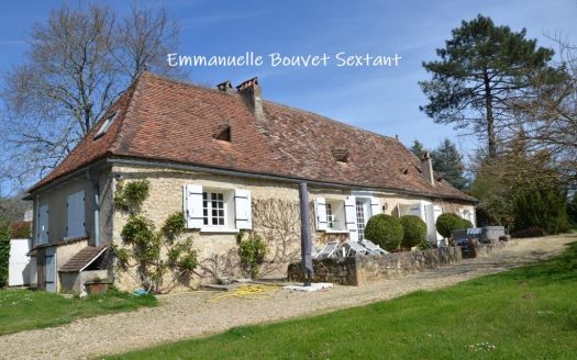 Typical Perigord stone house in peaceful environment