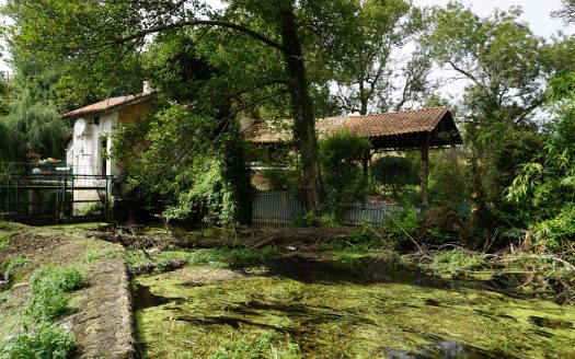 Old 18th century mill nestled in the Dronne valley.