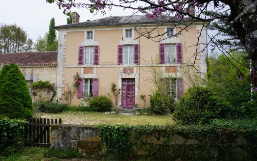 19th century mansion by the river.