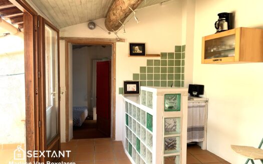 Spacious 4 bedroom stone village house with terrace, garage and jardinet.