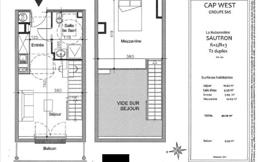 RENTAL INVESTMENT – SAUTRON – RESIDENCE CAP WEST La Hubonniere – 5.51% profitability